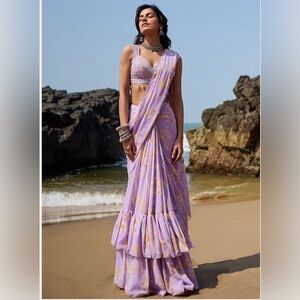 Lashkara predraped lilac saree!! Gorgeous!!